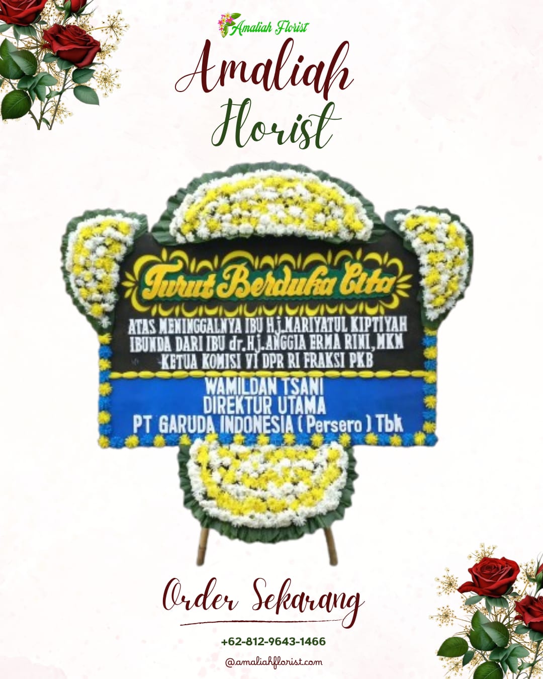 Papan Bunga Duka Batujaya